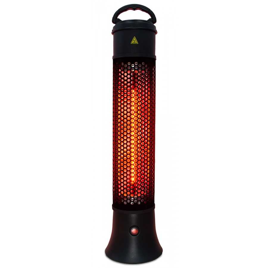 Wall mounted outdoor heater